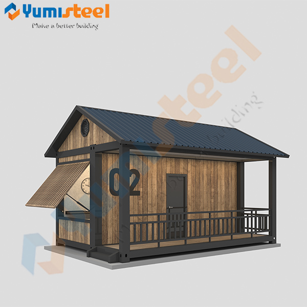 Casas de estructura de acero plegable modular prefabricada